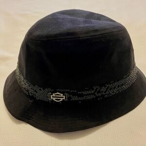Harley-Davidson Black Sequin Bucket Hat